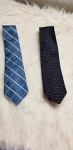 Lot of two necktie Silk Huntington and Tasso Ella - Imagen 1 de 6
