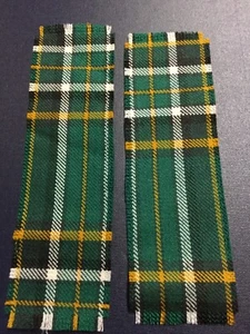 Ireland's National Tartan bookmark 100% wool made in Stornoway - Picture 1 of 2