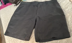 Mens Navy Quick Dry Performance Flat Front Shorts 44 - Picture 1 of 5