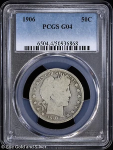 1906 50C Barber Half Dollar PCGS G 04 - Picture 1 of 4