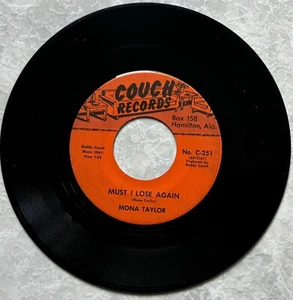 Mona Taylor - Must I Lose Again / Lovey Dovey - 1964 - RARE 45RPM Country/Folk - Picture 1 of 2