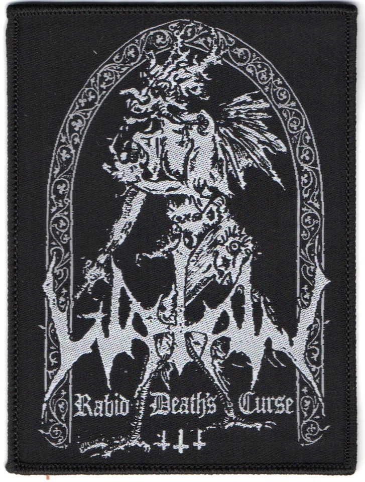 WATAIN-RABID DEATH'S CURSE-WOVEN PATCH-BLACK BORDERS - Image 1 of 1
