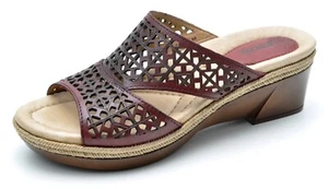 Earth Shoes ILARA Red Platforms Wedges Sandals Women's 8.5 - New without box - Picture 1 of 4