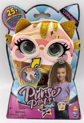 Purse Pets Treat Yo Self Catpuchino Interactive Pet Toy Children's Electronic - Image 1 of 3