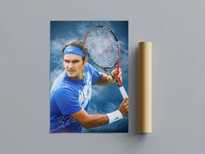 "Póster Roger Federer (sin enmarcar), papel mate, tamaño: 24""x36" - Imagen 1 de 6