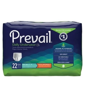 Prevail PV-511 Ropa Interior Desechable Juvenil Pequeña, 22 Unidades - Paquete de 4 - Imagen 1 de 3
