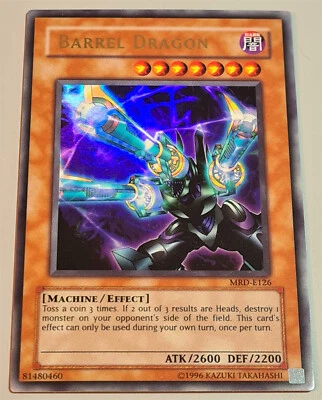 Barrel Dragon # MRD-E126 Ultra Rare Holo Metal Raiders 2002 EN Mint Vintage - Bild 1 von 4