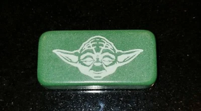 Custom Double 6 set of GREEN Dominoes Star Wars YODA W/FREE PERSONALIZATION  - Image 1 of 4