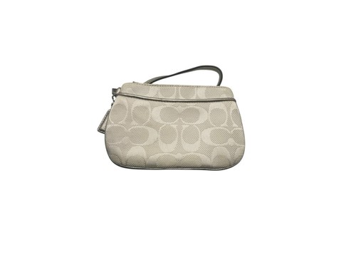 Bracciale Coach bianco e argento