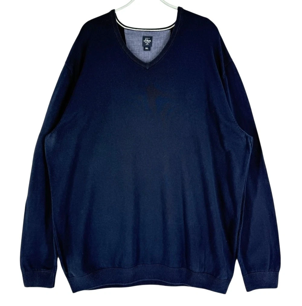 Jersey Cuello Redondo Hombre Suéter De Punto Para Hombre S.Oliver