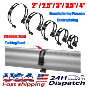 For Welding Fabrication Exhaust Pipe Tacking Band Clamp 2'' 2.5'' 3'' 3.5'' 4''  - Picture 1 of 16