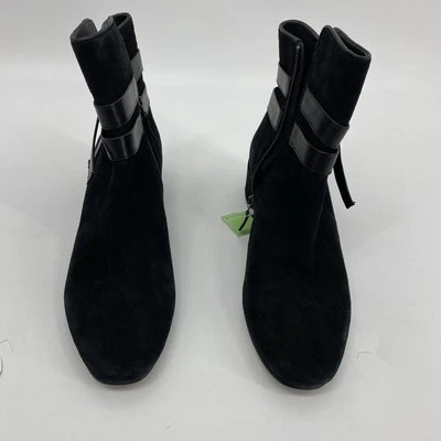 ETIENNE AIGNER TEMPEST CUERO NEGRO BOTÍN TACONES, TALLA 9.5 USADO EN EXCELENTE ESTADO Foto 1 de 4