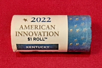 2022 P American Innovation Mint Wrapped Kentucky Roll $1 Uncirculated (25 Coins) - Image 1 of 4
