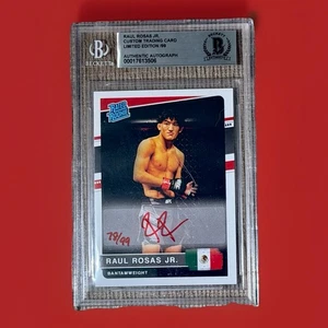 Raul Rosas Jr Autogramm Rookie UFC 2023 RC Autogrammkarte Auto Beckett BGS - Bild 1 von 3