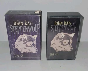 Live at 25 by John Kay & Steppenwolf Two Cassette Box Set 1995 - Picture 1 of 7