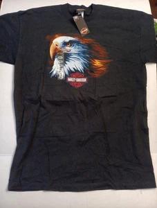 Harley Davidson T-Shirt Herren XL Schwarz 2004 The Woodlands Texas Neu Mit Etikett - Bild 1 von 7