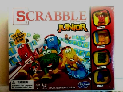 NEW Hasbro Gaming Scrabble Junior Crossword Game Age 5 & Up, Unopened Package - Image 1 of 4