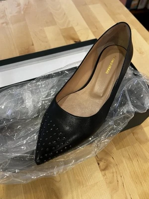 Zapatos planos/planos de ballet con tachuelas de cuero talla 38 de George Hogg para mujer Foto 1 de 4