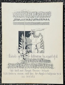 Diseñador de disfraces Michael Jackson Victory Tour Ted Shell obra de arte original. 1994 - Imagen 1 de 7