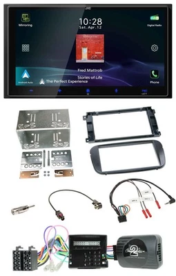 JVC USB Bluetooth 2DIN DAB Lenkrad Autoradio für Ford S-Max Mondeo Profi schwarz - Bild 1 von 4
