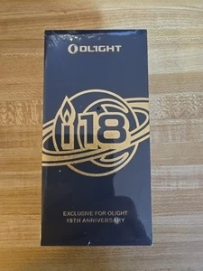 Olight I18 Brass USB-C Rechargeable EDC Keychain Flashlight, 180 Lumens - Picture 1 of 1