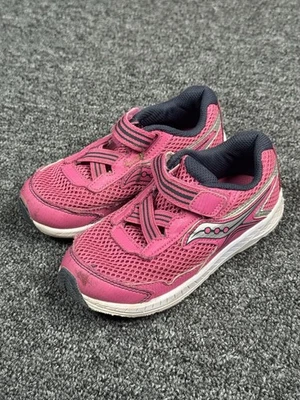Saucony Ride Running Shoes Kids Size 11 Pink Sneakers Athletic - Image 1 of 4