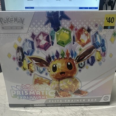 Pokemon Juego de Cartas Coleccionables Evoluciones Prismáticas ETB Elite Caja Entrenador NUEVO Sellado de Fábrica Foto 1 de 3