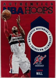 2013-14 Panini Hoops #15 John Wall Authentics Game-Worn Patch Washington Wizards - Picture 1 of 2