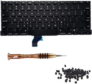 US Keyboard with Screws Screwdriver Kit Replacement for Macbook Pro Retina 13" A - Picture 1 of 12