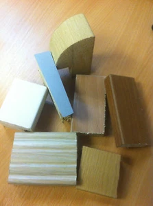 Kitchen Samples Cornice Pelmet Plinth Beech Maple Walnut Oak Ivory Cream White - Picture 1 of 1