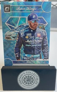 2023 Panini Donruss Racing Martin Truex Jr Race Kings Blue Prizm #10 - Bild 1 von 2