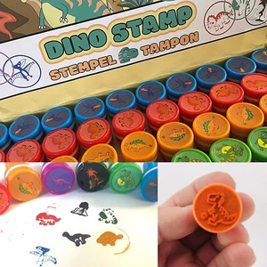 10 DINO STEMPEL - T-Rex Dinosaurier Kinder Stempelset Kindergeburtstag Mitgebsel - Bild 1 von 5
