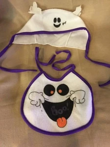 Baby Kostüm Boo Lätzchen & Mütze - Bild 1 von 1