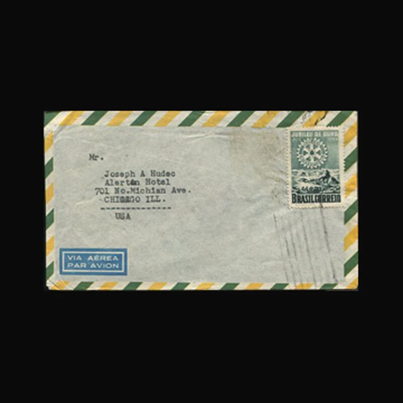 Brazil, Sc #817, Cover, Rotary International - Image 1 of 1