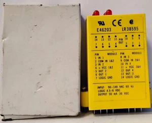Crouzet Gordos IAC-5Q 90-140 V AC 4-Channel Plug-In I/O Module - Picture 1 of 6