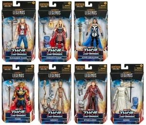 JUEGO DE 7+1 FIGURA BAF KORG 6" WAVE 2022 LEYENDAS DE MARVEL THOR AMOR Y TRUENO - Imagen 1 de 7