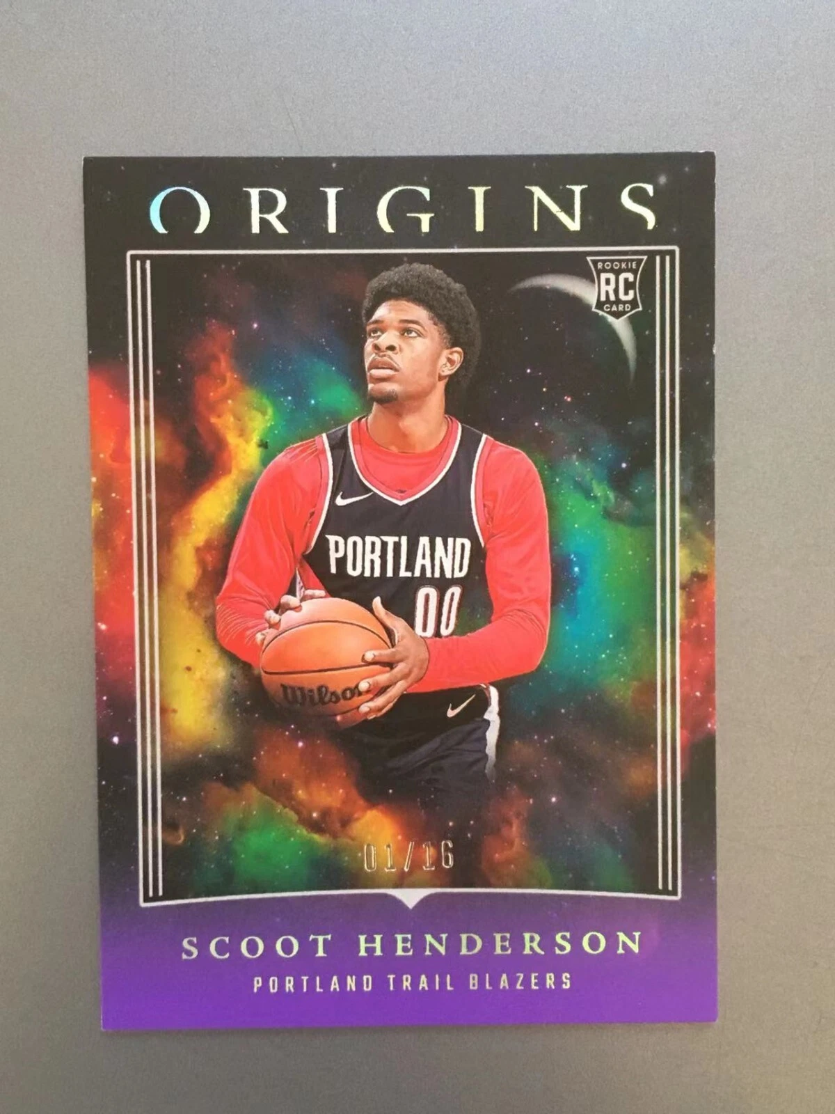 2023-24 Panini Origins Scoot Henderson FOTL Purple 01/16 RC #17