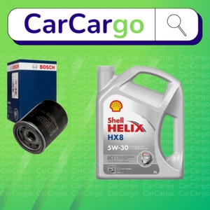 BOSCH Service Kit Volvo V40 1.8 Bi-Fuel Petrol 1999-2003 Filter Shell Oil 5W-30 - Picture 1 of 8