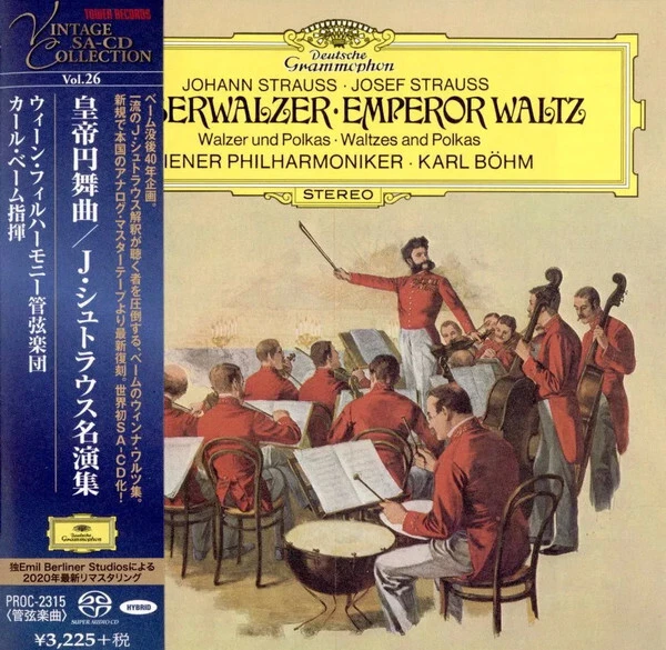 Johann Strauss II Emperor Waltz Karl Bohm Japan SACD W/obi Tower Records