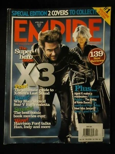 Revista Empire 2006 abril Hugh Jackman Wolverine Halle Berry último X-Man en pie - Imagen 1 de 5