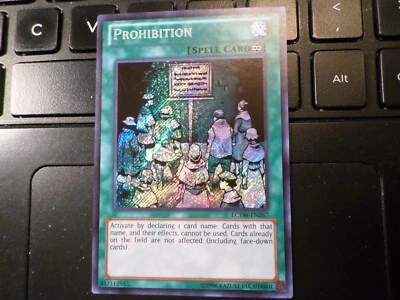 YUGIOH PROHIBITION LCYW-EN267 SECRET RARE M/NM NEW - Image 1 of 2
