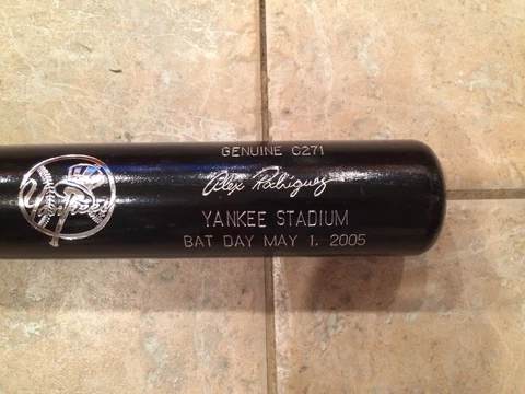 ALEX RODRIGUEZ YANKEE STADIUM 5/1/2005 BAT DAY BAT! 11 YRS OLD- MVP YR-3000 HITS Cover
