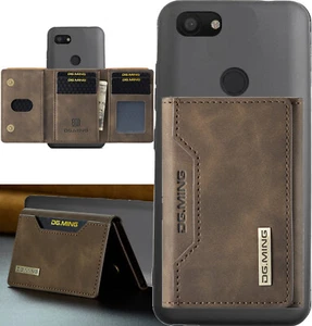 Funda para Google Pixel 3A 2 en 1 desmontable magnética TPU + billetera ranura para tarjeta de crédito - Imagen 1 de 32