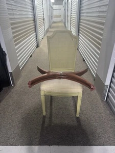 spider table Coffee teak Legs 30” round mcm mid century Moroccan - Picture 1 of 4
