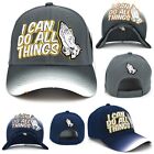 I can do All Things Embroidery Christian Cap Original King Praying Hand  Hat NEW
