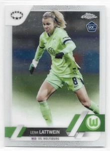 Lena Lattwein Wolfsburg 22-23 Chrome UEFA Women’s Champions League Rookie #37 - Picture 1 of 1