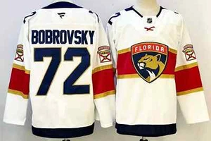 New Men's NHL Hockey Jersey Name & Number Florida Panthers #16 #19 #63 #72 White - Picture 1 of 6