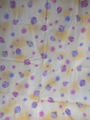 "Cherry Jubilee" Fabric by Benartex LADYBUGS AND FLOWERS   Cotton FABRIC SBTYX44 - Image 1 of 4