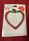 2021 Metal Mini Photo Ornament Red Heart Valentine By Studio Decor Love