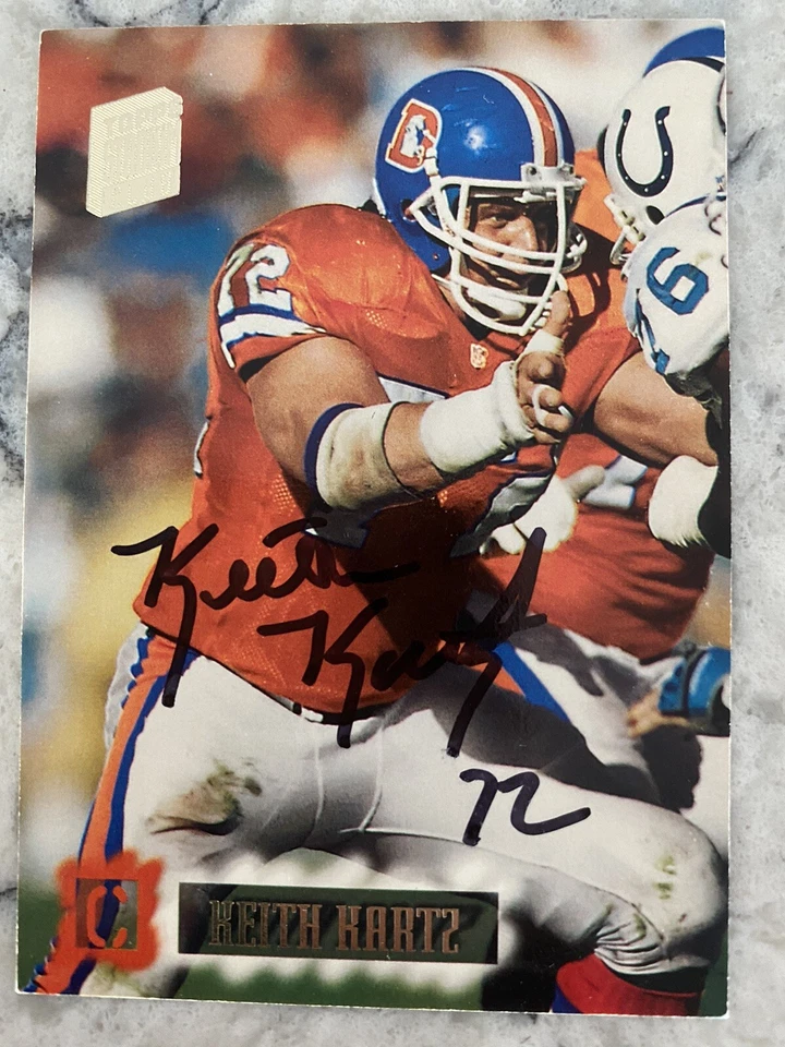 Keith Kartz signed DENVER BRONCOS card - Image 1 of 1